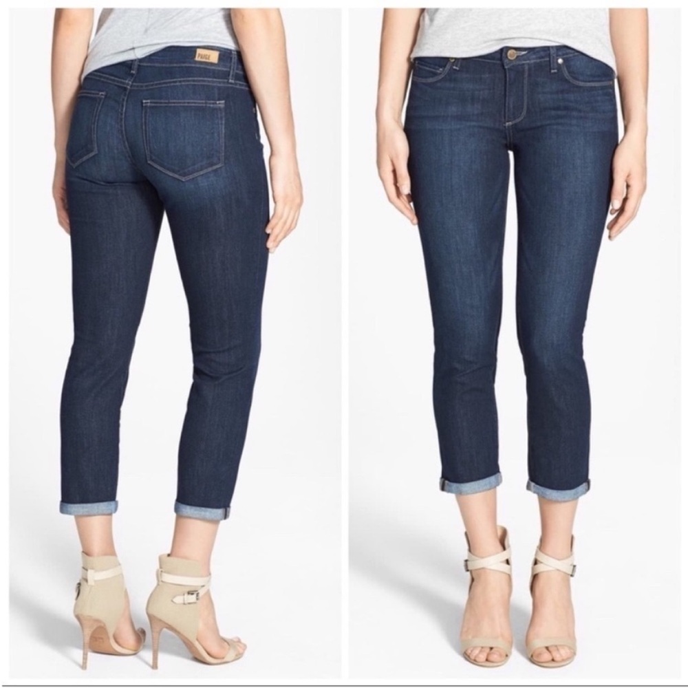 Paige Abbot Kinney Crop Jeans Sabrina Wash